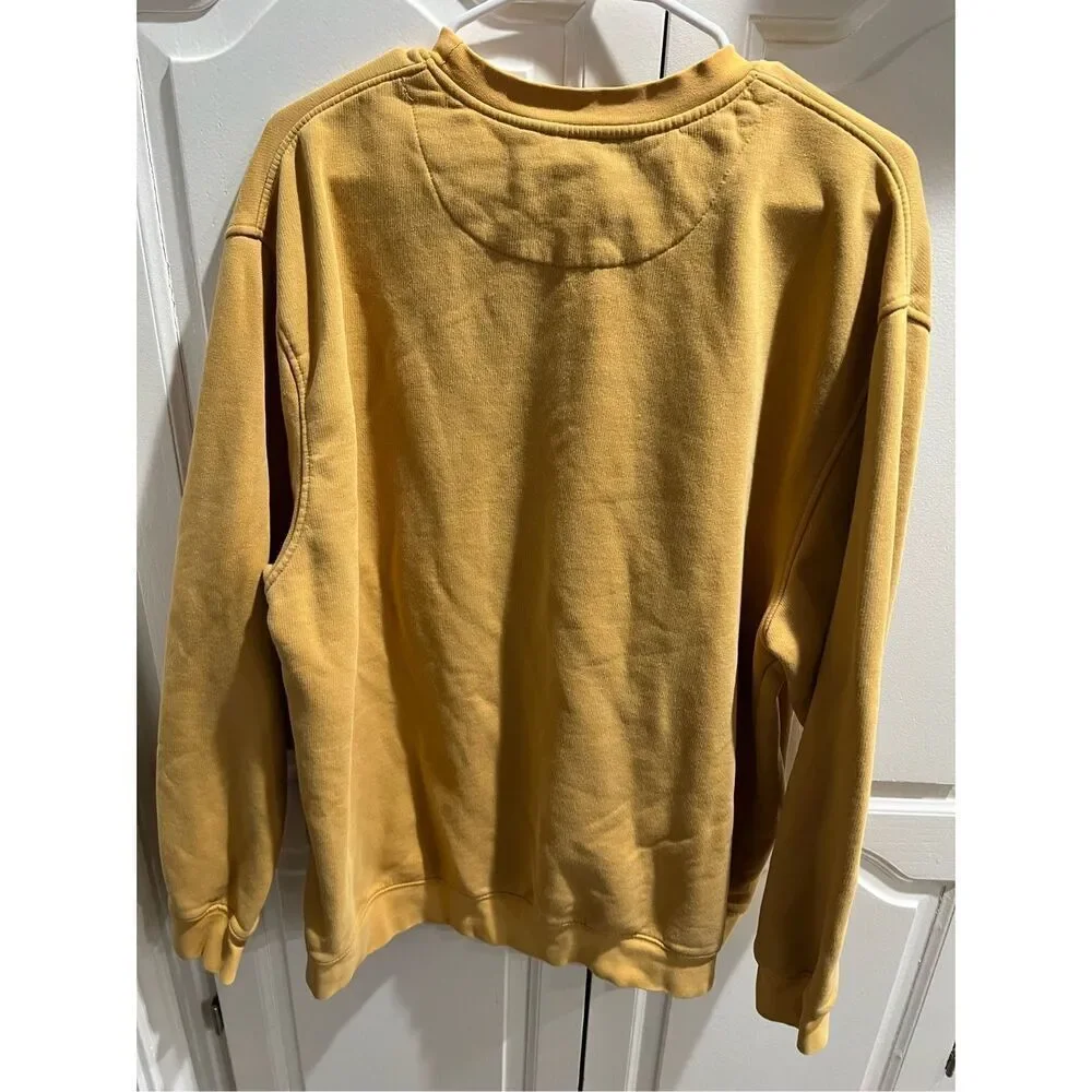 Vintage NIKE Crewneck Sweater Mustard Yellow Size XL
